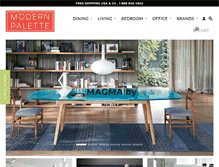 Tablet Screenshot of modernpalette.com